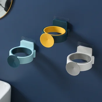 

3321 Free Punch Hair Dryer Rack Shelf Household Wall Hanging Toilet Toilet Bathroom Storage Rack Hair Dryer Hanger