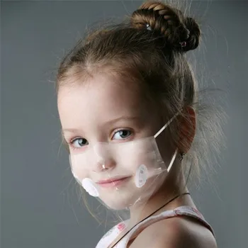 

Outdoor Shield Washable Reusable Faces Protection Transparent With Valve Visible Expression For The Deaf And Hard Of Hearing