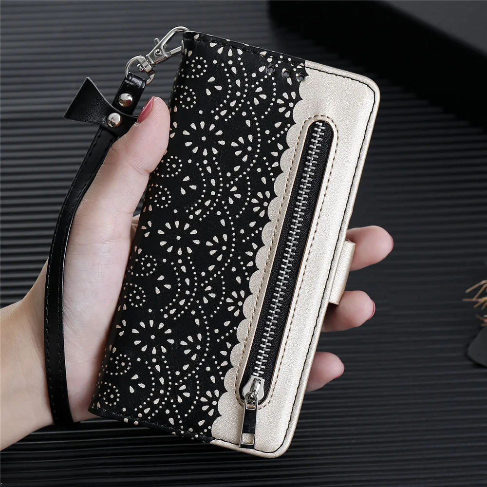 samsung cute phone cover Luxury Leather Case For Samsung Galaxy A5 J3 J5 J7 2017 A6 A7 A8 J4 J6 Plus 2018 Zipper Wallet Flip Card Slots Phone Cover Coque cute samsung phone case