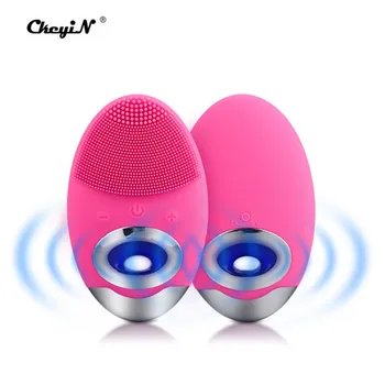 

Blue LED Light Facial Cleansing Brush Silicone Waterproof Sonic Face Brush Blackhead Acne Remover Massage Cleaning Exfoliating48