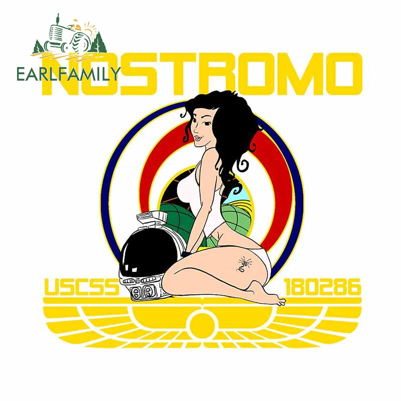 Earlfamily 13Cm X 7.9Cm Per Gli Adesivi Per Auto Nostromo Vinile Fai Da Te Impermeabile Rv Van Trunk Fine Laptop Decorazione Decalcomania Per Baule