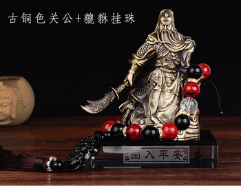 

Efficacious Money Drawing thriving business GUAN GONG God of Wealth FENG SHUI bronze statue HOME OFFICE Company CAR Ornament