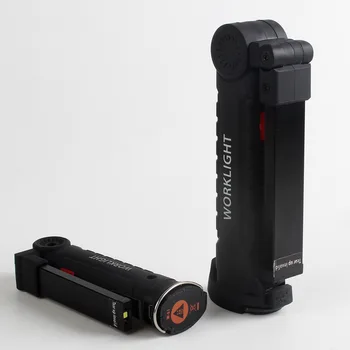 

WL-002 Black rubber cover COB LED Work Light Automobile Maintenance Handheld Lights with Magnet Multifunctional Flashlight