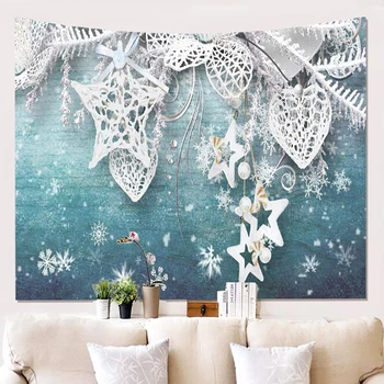 

Christmas Wall Hanging Cloth Art Wall Hanging Tapestry Polyester Fiber Living Room Background Wall Decoration Hanging Cloth