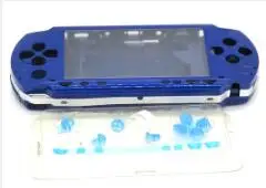 50 шт. для psp 3000 чехол Корпус оболочка Крышка для psp 3000 Консоль оболочка с кнопками комплект - Цвет: Dark blue
