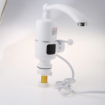 

Water Heater Tap Kitchen Faucet Instantaneous Water Heater Shower Instant Heaters Tankless Water Heating Tap EU Plug
