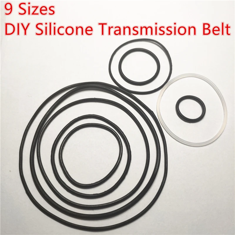 Rubber pulley transmission engine drive round belt for toy module car motor_wk 
