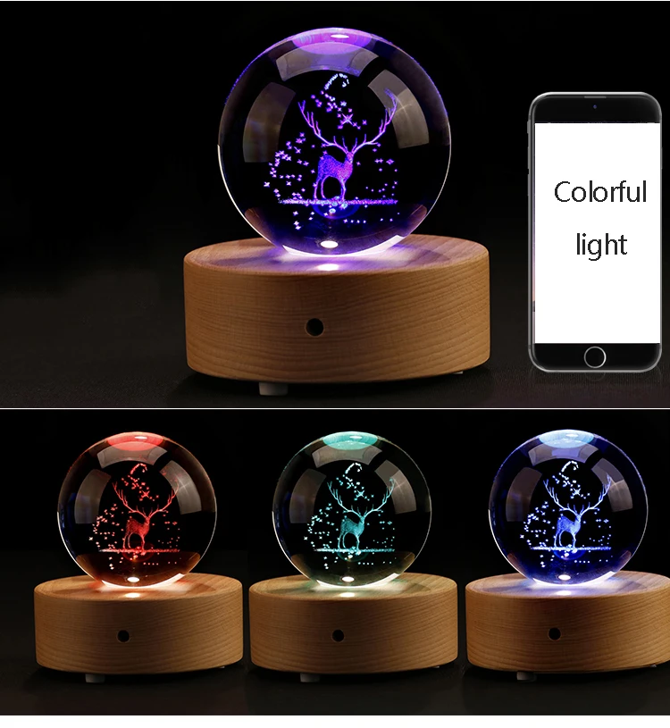 Aqumotic Bluetooth Музыкальная Шкатулка 1 шт. Galaxy Clover Одуванчик Лось Свинья медведь Музыкальные шкатулки с Bluetooth дешевые красочные свет ночь