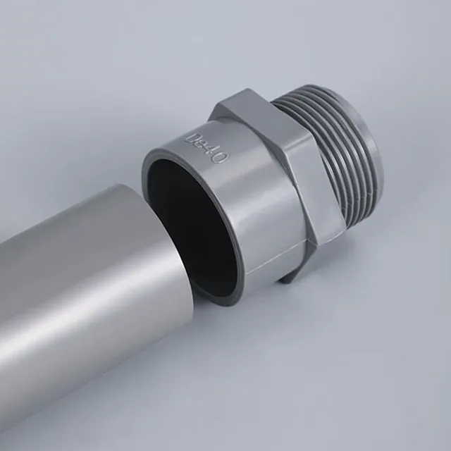 1Db Pvc Csőszerelvények Hímszálas Tömlő Csatlakozó Otthoni Kert Ibc Víztartály Csatlakozás Műanyag Ízületek Adapter