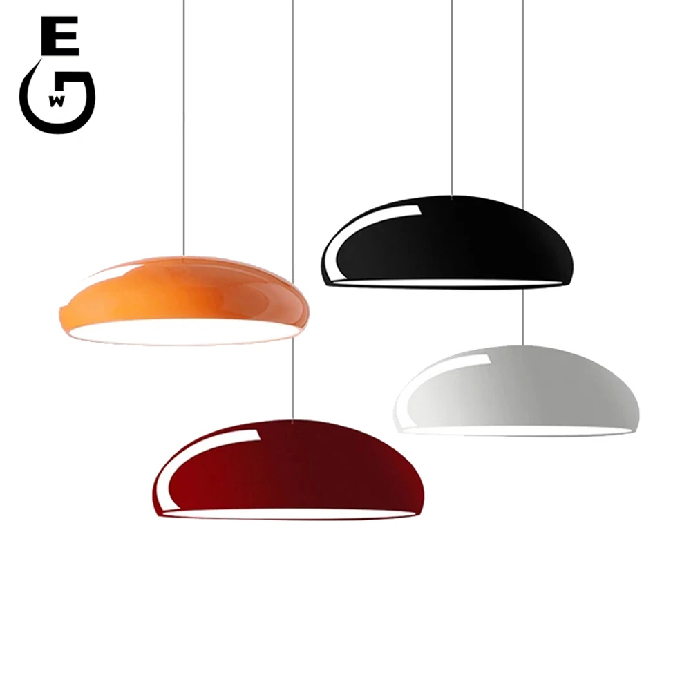 Fashion Nordic E27 Pendant Lights Black White Go/Weiqi/Baduk Hanging Light for Restaurant Decor Lighting Luminaire Pendant Lamp