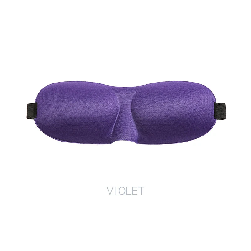 Обновленная 3D тени для век маска для сна для отдыха в путешествии, маска для сна, хорошее затенение, стерео повязка на глаза, повязка на глаза - Цвет: Violet