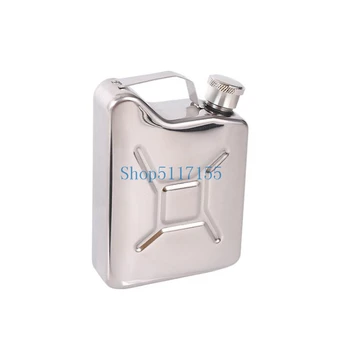 

by dhl 50pcs practical 5 oz Jerrycan Oil Jerry Can Liquor Hip Flask Wine Pot Stainless Steel Jerrican Fuel Petrol Gasoline Can