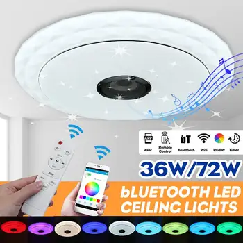 

Modern RGB LED Ceiling Light Home Lighting 36W 72W Wifi APP Remote Control bluetooth Music Light Bedroom Lamp Smart Ceiling Lamp