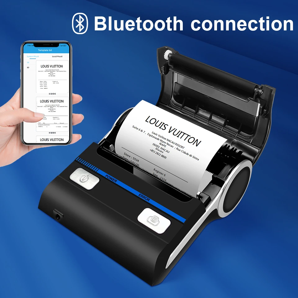 Milestone Impresora Termica Codigo De Barras 2021 New Printer принтер Portable Portátil  Mini Thermal Mi Machine USB Bluetooth