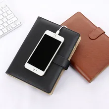 Ноутбук канцелярские A5 мульти-функциональный ноутбук подарок зарядное устройство Бизнес креативный офисный эта книга производители