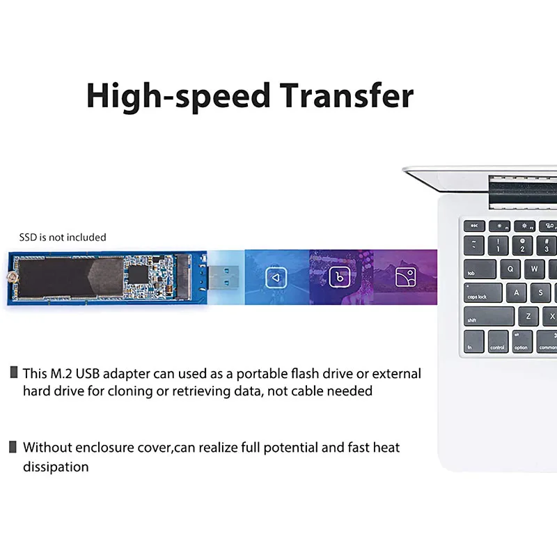 SCHEDA ADATTATORE M.2 NGFF MSATA SSD A SATA 3.0 2 In 1 Scheda