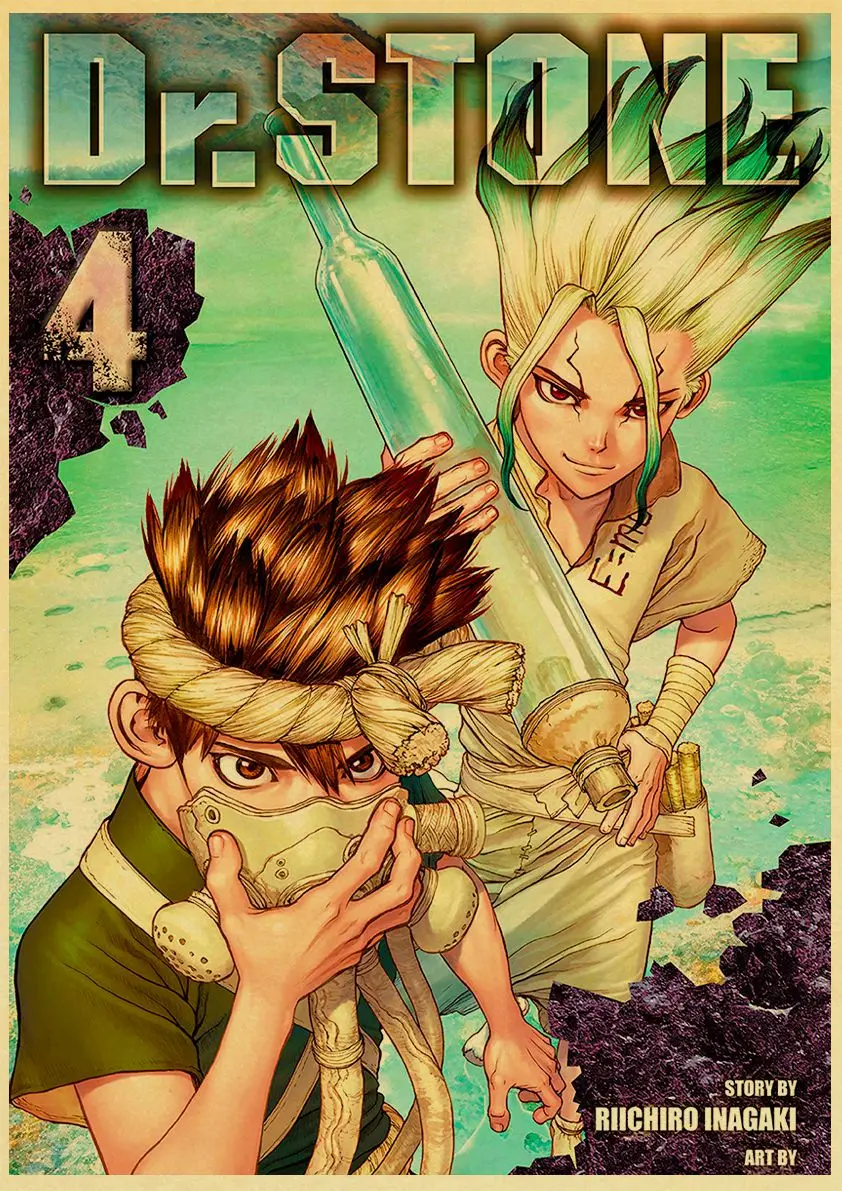 Vintage Dr Stone Japanese Anime Posters Hd Poster Kraft Paper Home Decor Study Bedroom Bar Cafe Wall Paintings Painting Calligraphy Aliexpress Vintage Dr Stone Japanese Anime Posters Hd Poster Kraft Paper Home Decor Study Bedroom Bar Cafe Wall Paintings Painting Calligraphy Aliexpress