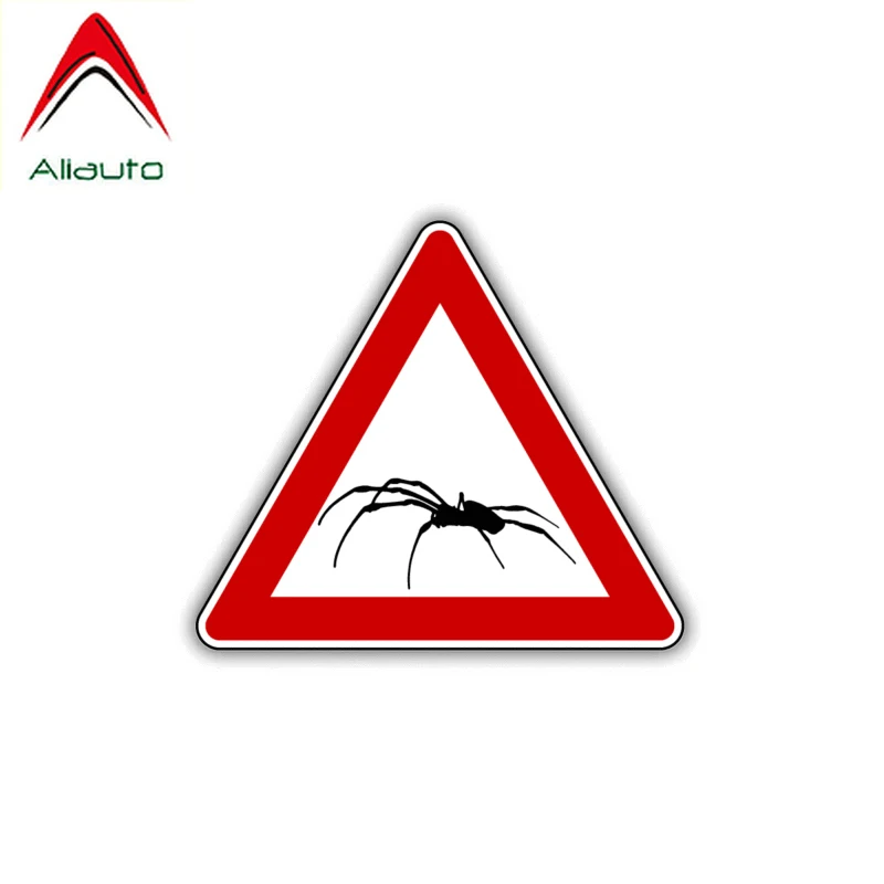 Наклейка светоотражающая из ПВХ 10 Х9 см в виде паука | Автомобили и мотоциклы