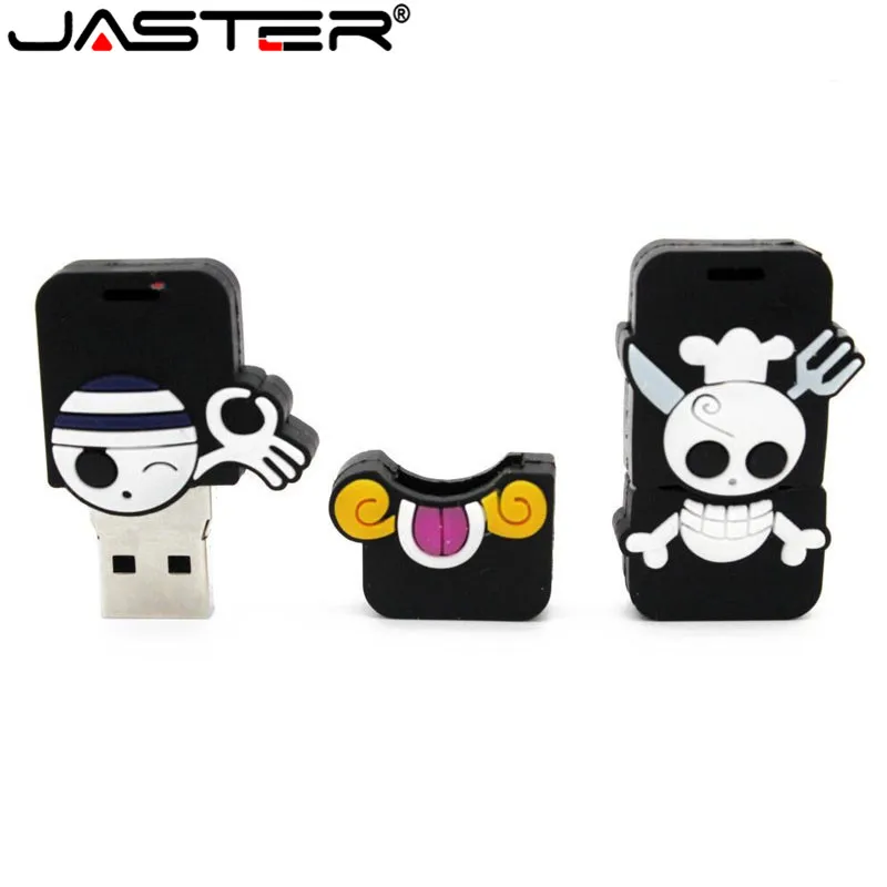 Usb флеш накопитель JASTER Cool luffy 4 ГБ 16 32 64 ГБ|memory stick|one piece pendriveluffy usb |