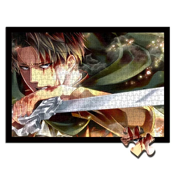 

Wooden Puzzle 1000/500/300 Cartoon Hot Blood Adult Decompression Fancy Toy for Children Gift Attacking Giant