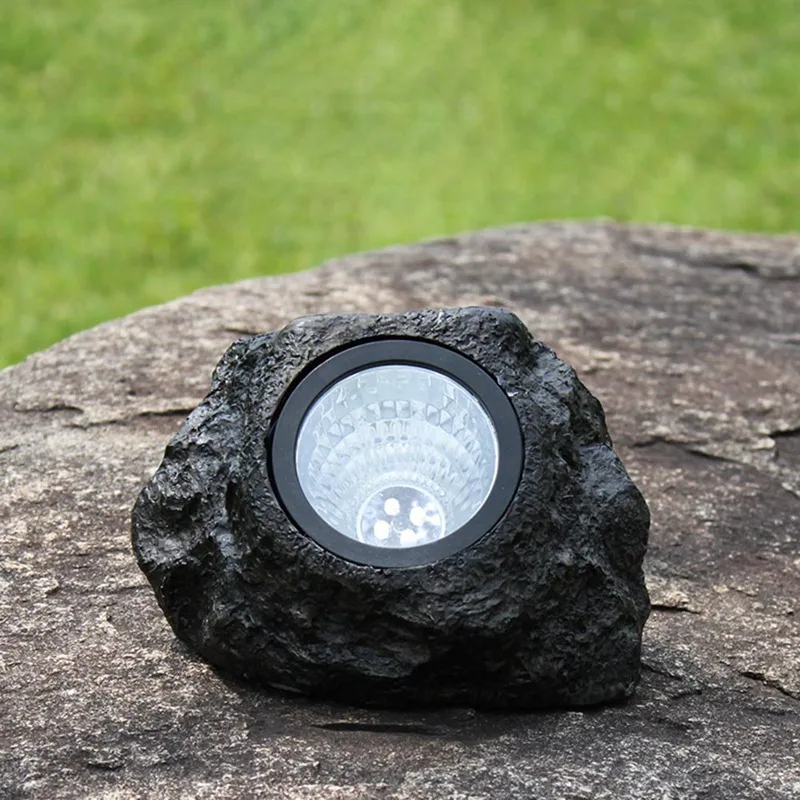 

Solar Projection Lamp Simulation Stone Light Garden LED Lawn Lamp Outdoor IP65 Waterproof Courtyard Spotlight Decoration