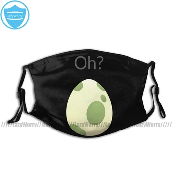 

Pikachu Mouth Face Mask Pokemon Egg Hatching Facial Mask Cool Kawai with 2 Filters for Adult