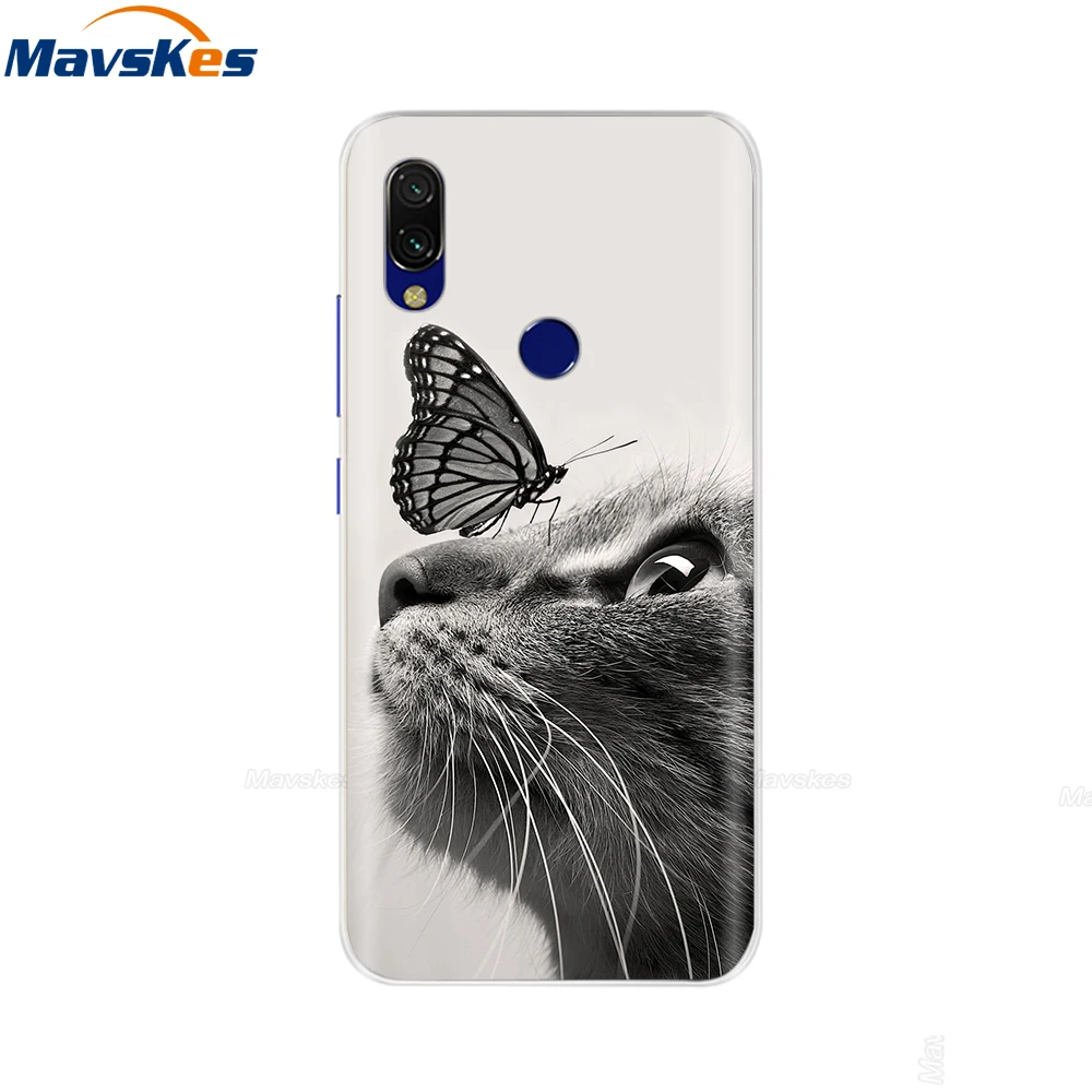45 Чехол для Xiaomi Redmi Note 7 Чехол с изображением животного силиконовый чехол для Redmi Note 7 Pro Note7 бампер противоударный футляр для телефона - Цвет: 45