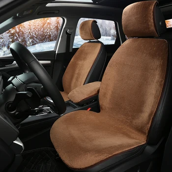 

1PC Plush Car Seat Cover Fur Protector Backrest for C6 C5 C4 C3 Picasso Berlingo B9 P9 C-Elysee C-Zero Car Accessories
