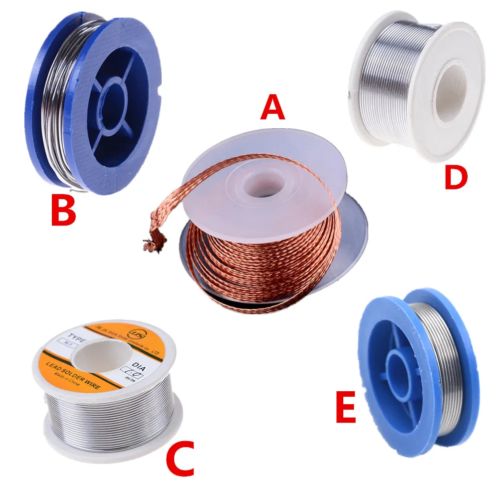 

Desoldering Braid Solder Remover Wick Wire Repair Tool Rosin Core Tin Lead 0.7mm 1.5mm 1mm Soldering Welding Iron Wire 3.5mm
