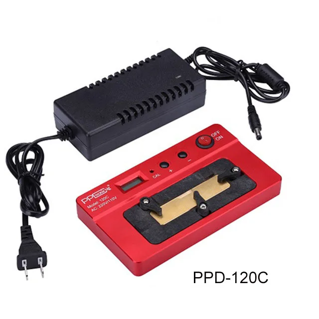 PPD 120CXE 120CX 120CC 120CQ 120C мини Интеллектуальный для iPhone разборка материнской платы распайки и сварки паяльная станция - Цвет: Темно-красный