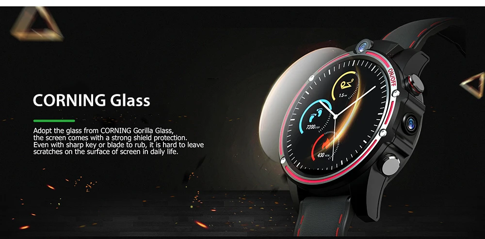 KOSPET Vision gps 4G Смарт-часы телефон 3 ГБ 32 ГБ Двойная камера 8.0MP+ 5.0MP 1," 800 мАч Bluetooth Smartwatch для IOS Android