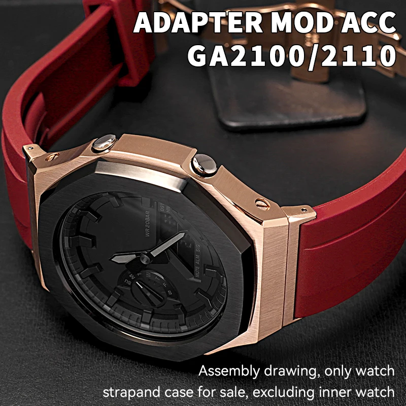Casioak MOD ŰƮ η ƿ  ݼ ð ̽ , Ʈ  , G-Shock GA2100 GA-B2100 2110