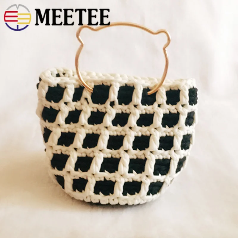 Meetee, металлическое кольцо, ручки застежки для сумки, для женщин, сумочка, кошелек, замок, украшение, застежка, ручка, разъем, сделай сам, аксессуары для сумок