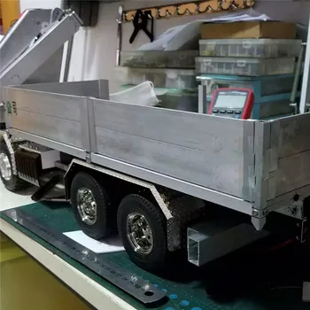 

​ Metal Fender Guard Rear Fender Durable Anti-skid Double-Axles for 1/14 Scale Tamiya Scania RC Model Track