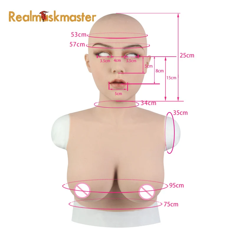 Реалистичная маска Roanyer May для женщин мягкая медицинская безопасная