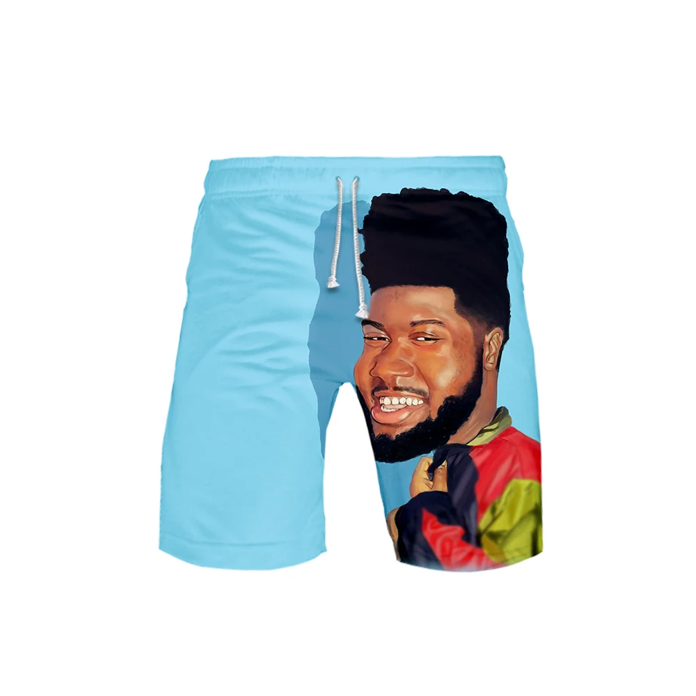 Новинка KHALID 3D принт 3D пляжные шорты Мужская модная уличная одежда шорты Горячая Распродажа Harajuku модная летняя одежда