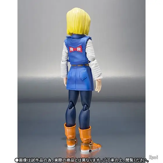 

Anime Model Dragon Ball SHF Dragon Ball Z Cyborg No. 18 Super Cute Cartoon Boxed Garage Kit Decoration
