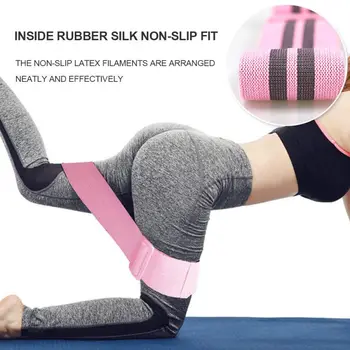 

Adjustable Yoga Resistance Rubber Band Stretch Resistance Ring Squat Pull Band Pilates Sport Training Workout Elastic Bands