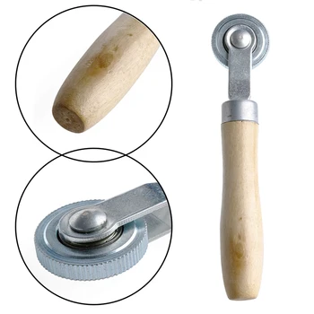 

New Car Truck Tire Repair Patch Stitch Wheel Roller Puncture Tool Wood Handle