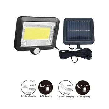 

56/30 LED Separable Solar Light PIR Motion Sensor Security Led Solar Lamp Outdoor Waterproof Garden Street Wall Light split moun