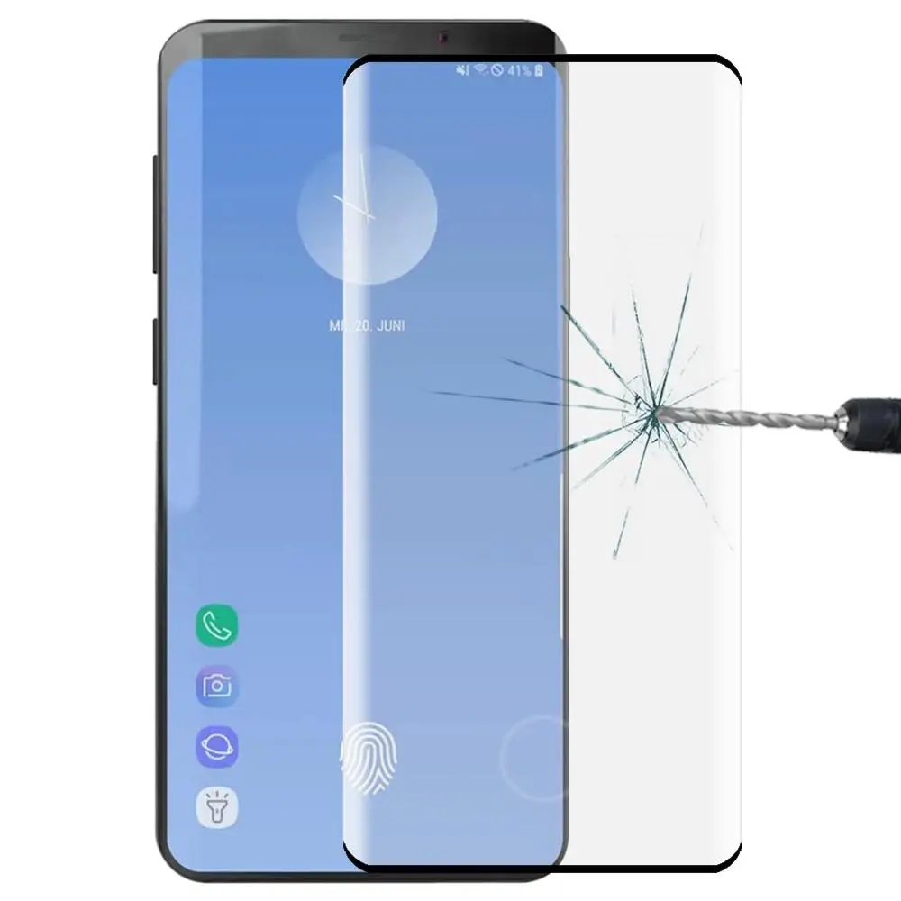 0 3 мм 9H 3D полноэкранная пленка из закаленного стекла для Galaxy S10 + поддерживается