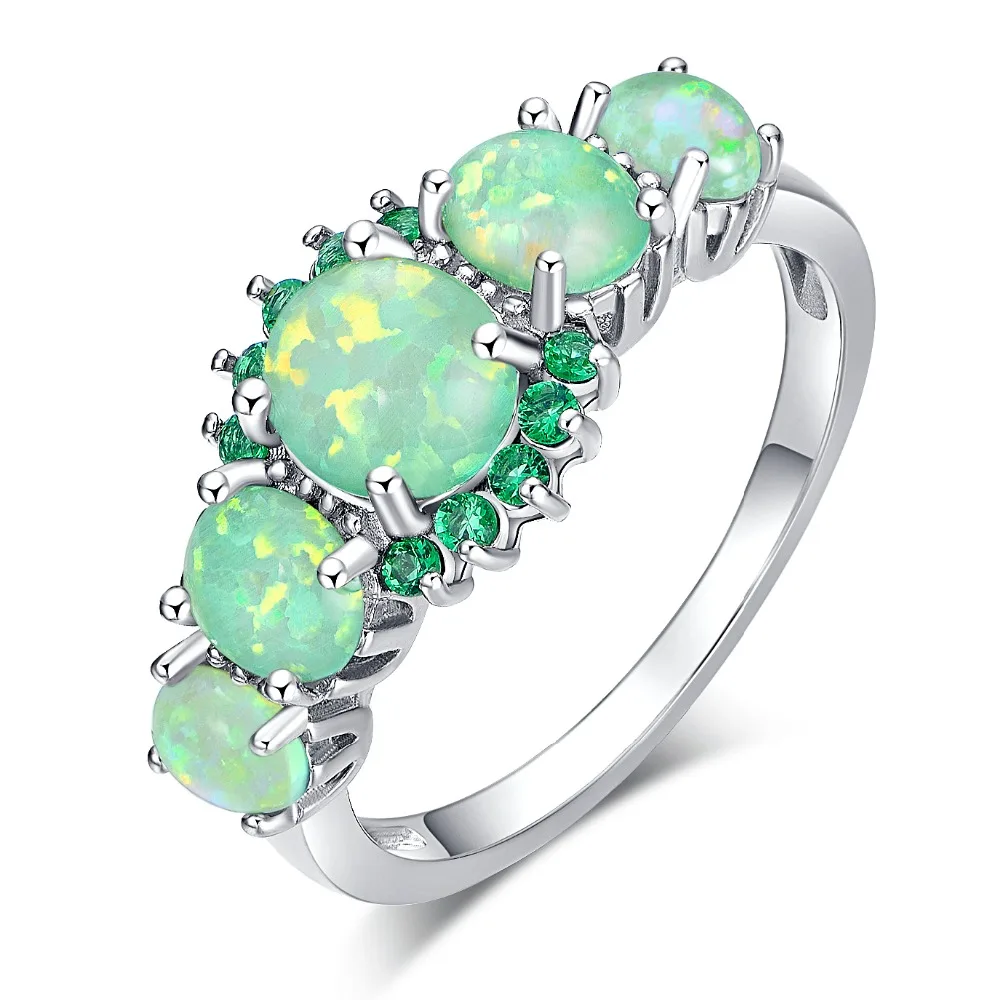 

Hot Sell ! Luxury Noble Wholesale Jewelry Orange Fire Opal Orange Garnet 925 Silver Stamp Ring Size 7 / 8 / 9 OJ4576