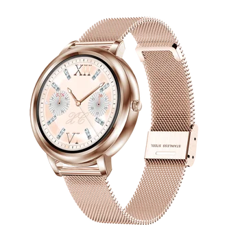 

MK20 Smart Watch 2020 Style Full Touch Control Round Screen Fashion Women Smartwatch Lady Health Tracking Watch For iOS Android