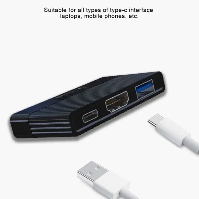 5Ggb высокая скорость эффективность Тип C к HDMI PD USB 3,0 4K HD адаптер конвертер