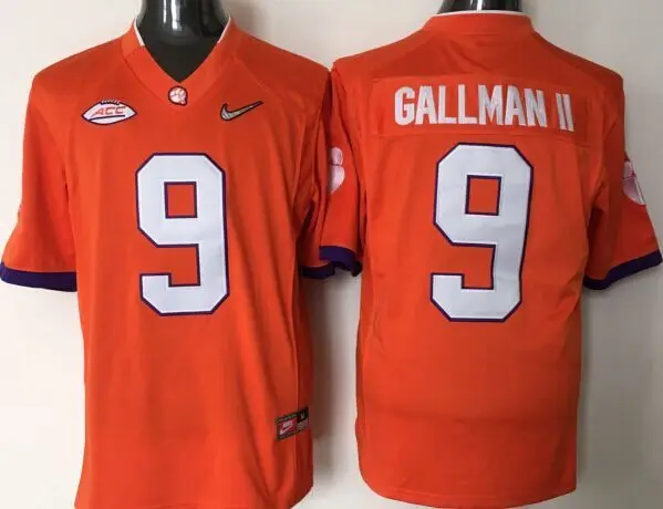 Синий Clemson Tigers, Stitiched, DeShaun Watson, Sammy Watkins, Wayne Gallman II, Artavis Scott Ben Boulware для мужской Джерси - Цвет: Синий