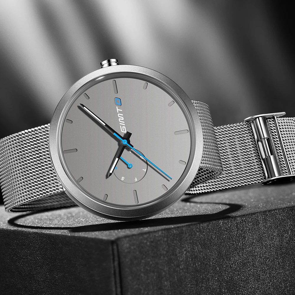 GIMTO Fashion Men Watches Male Top Brand Luxury Quartz Watch Men Casual Slim Dress Waterproof Sport WristWatch Relogio Masculino