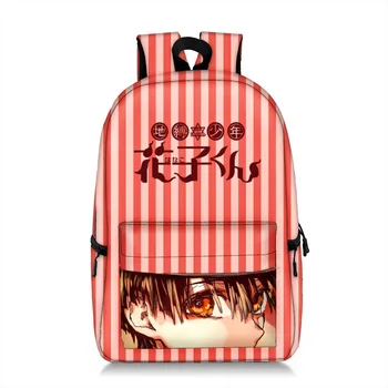 

Mochila Toilet-bound Jibaku Shounen Hanako-kun Backpack Capacity Anime Capacity School Bag Canvas Bookbags for Women&Men