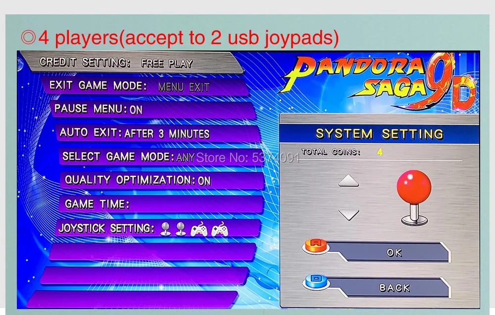 2700 в 1 Pandora Saga Box 9D семейная версия платы 40p аркадная плата для монет HD видео Jamma игры HDMI VGA FBA MAME материнская плата