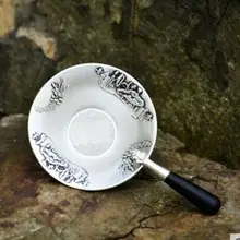 Стерлинговое Серебро Ручной Работы Чай утечка серебряный чай утечка чистая чай фильтр бытовой подарок чайный набор кунг-фу