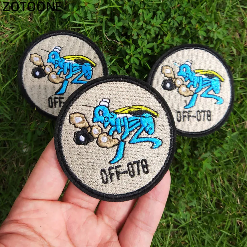 Муравьиное насекомое вышитое железо на нашивках для одежды аппликация шитья